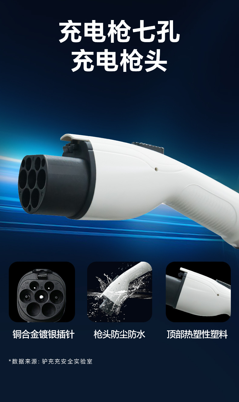 7Kw Ev Charging Station for Home and Commercial Use, Fast and Slow Charging, Dual Gun Charging, Universal for New Energy Electric Vehicles, Direct from the Source Factory