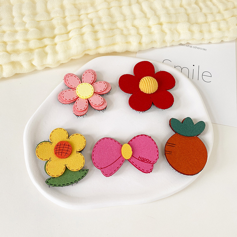 Fruit Velcro Broken Hair Stickers