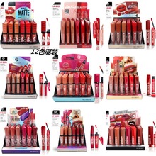 跨境【ROMANTIC BIRD】红色系唇彩混装加口红LIPGLOSS