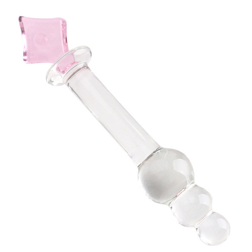 New style glass anal plug dildo for female masturbation, sex toys, small anal plug beads, adult sex products