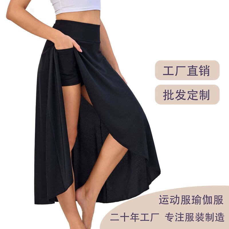 Women's Casual Sports Yoga Culottes Yoga Cross-Border Exclusive Foreign Trade European and American Style Fitness