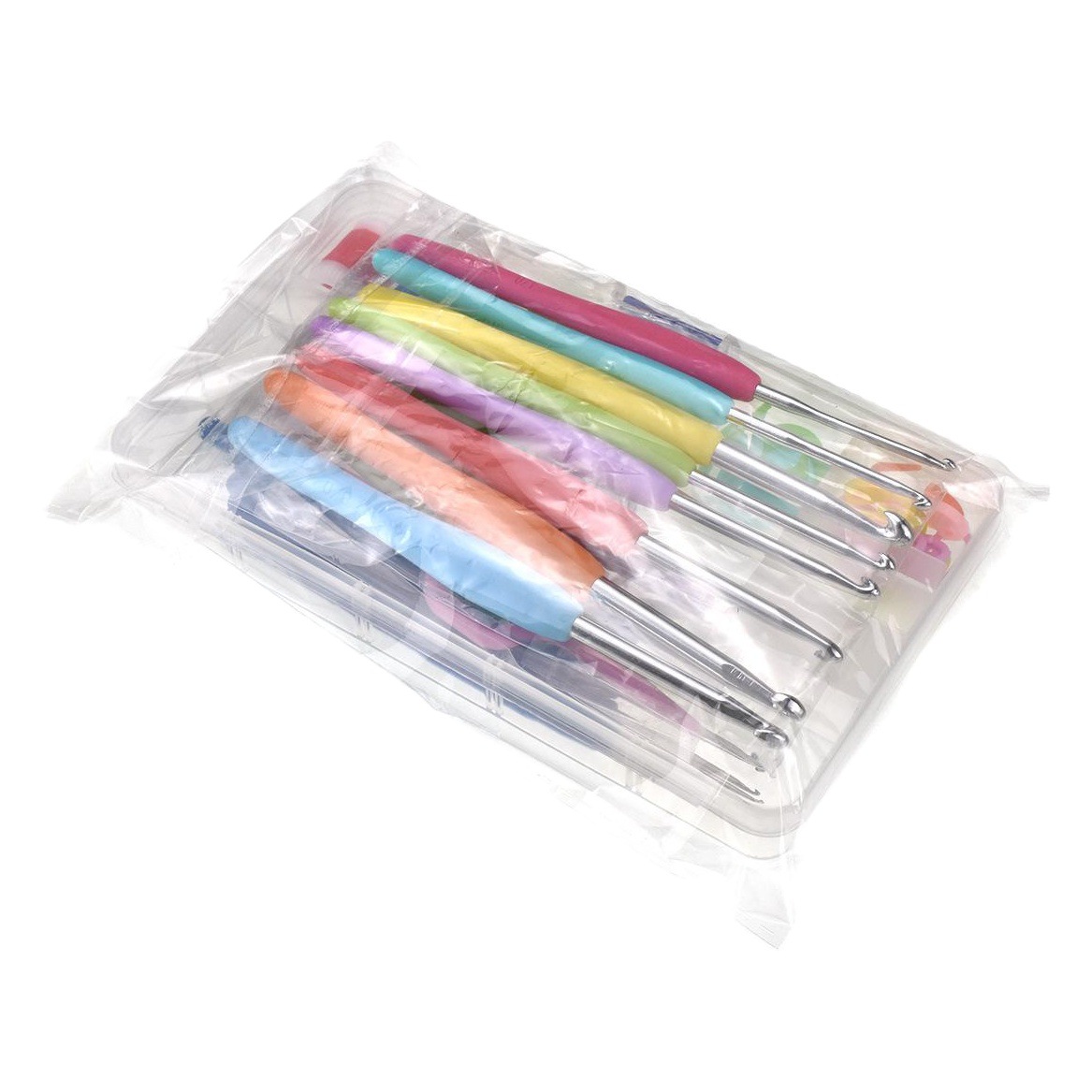 Venta caliente de 53 Piezas traje de ganchillo hecho a mano herramientas de tejer ganchillo conjunto completo suéter aguja fábrica al por mayor