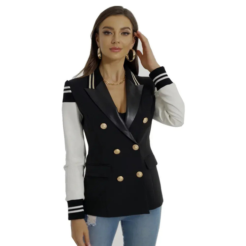 2026 Spring and Autumn New Women's Slimming Jacket Suit, Elegant Commuting Style, European and American Slim Fit Suit