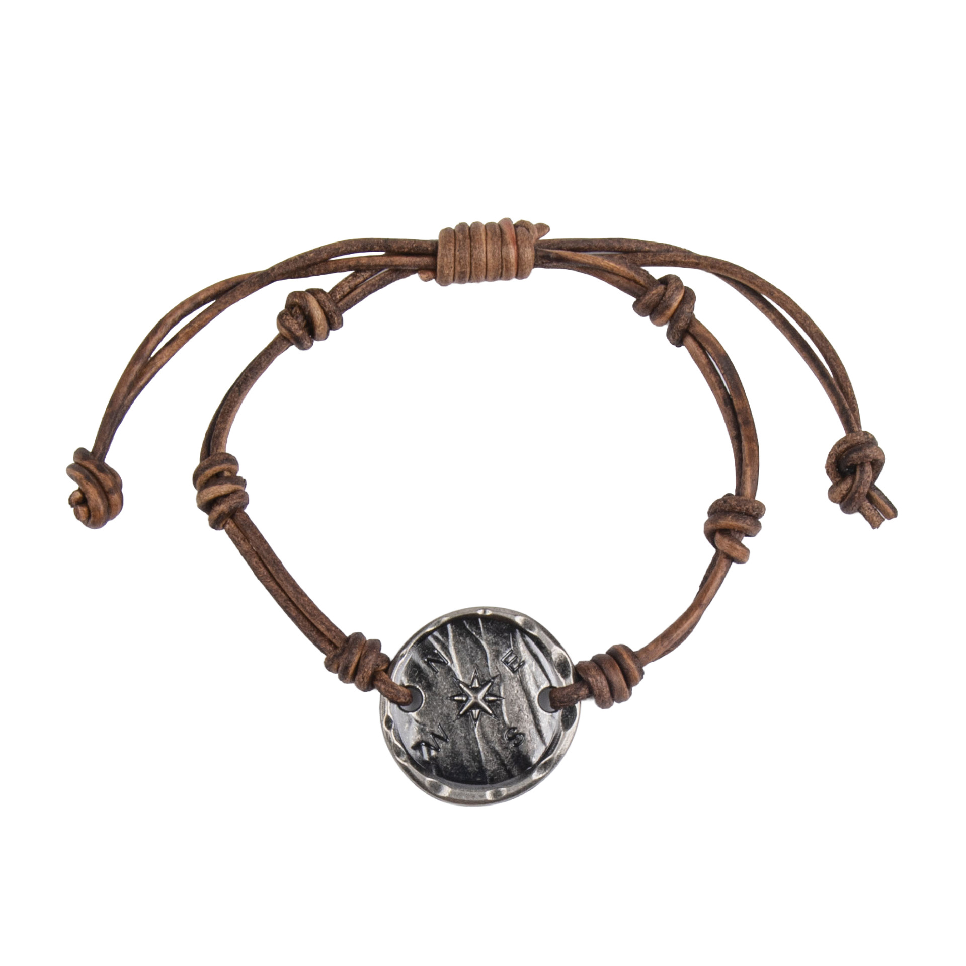 Men's Braided Leather Bracelet Waterproof And Hypoallergenic_voghion.com
