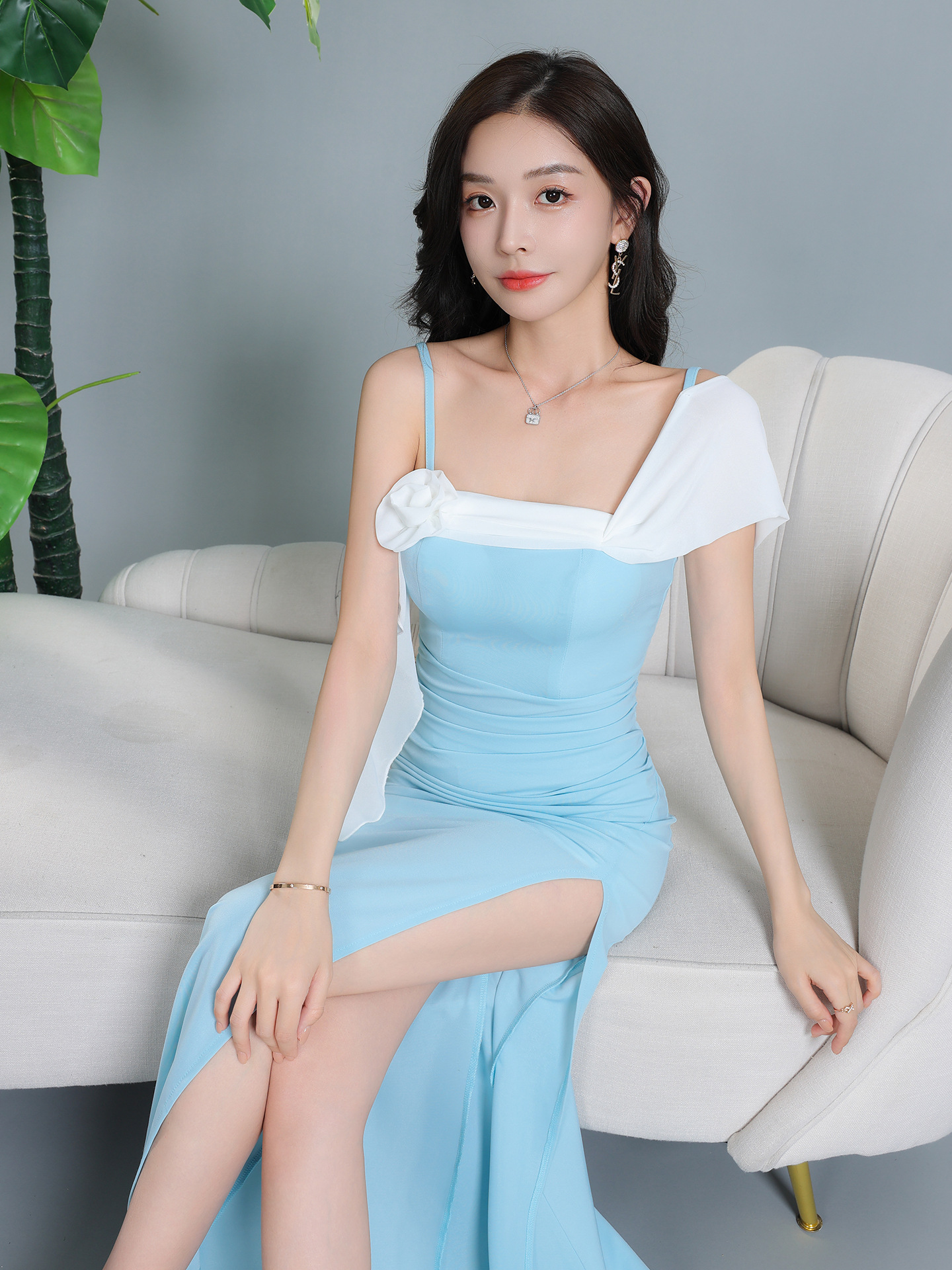 Sexy long elegant evening dress