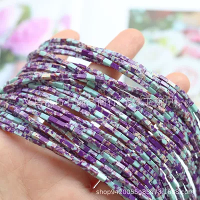 Zərgərlik ara hissələri: Jewelry Accessories Wholesale - synthetic-purple-snowflake-24mm