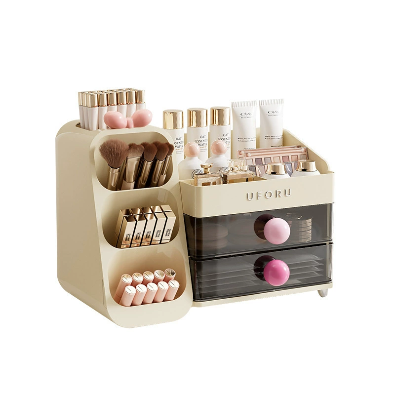 Transparent big storage box, universal makeup box, storage system