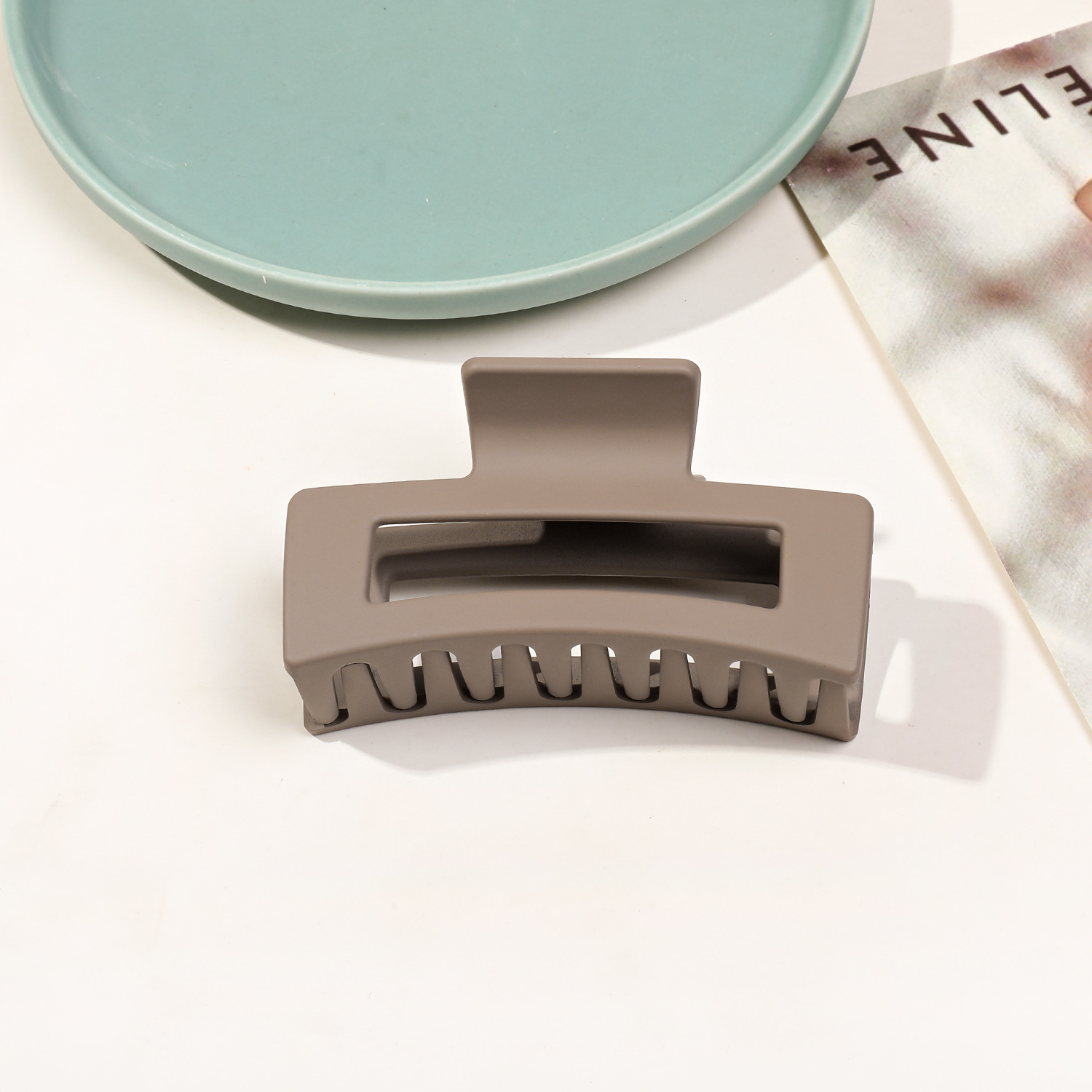 8.5cm 사각 프로스트 그레이 커피#3