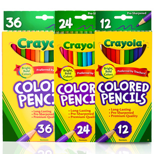 Crayola/�L���� 24ɫ��ɫ�U�P 12ɫ�L�� ��ɫ�Tɫ�L�����U68-4024