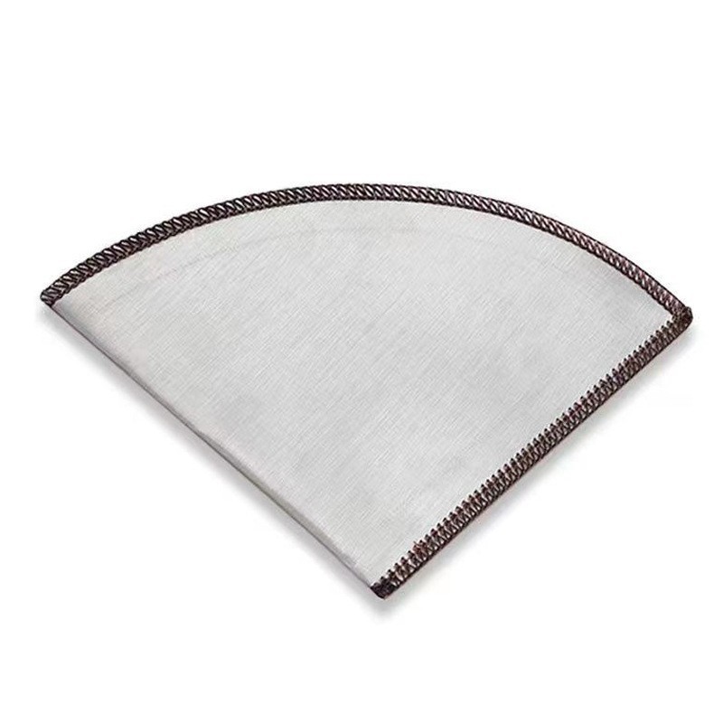 Filtro de Café V60 Manual de Acero Inoxidable 304, Reutilizable y Lavable para Hogar y Cafetería