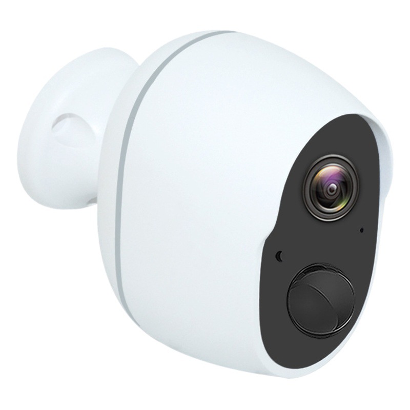 Cámara inalámbrica inteligente estilo graffiti, popular para monitoreo del hogar con acceso remoto desde el móvil, visión nocturna de alta definición, batería de larga duración y ultra infrarrojos.