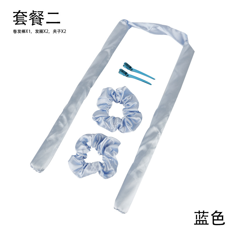 새로운 블루 (컬링 아이언 + 머리카락 2 개 + 오리 빌 클립 2 개)