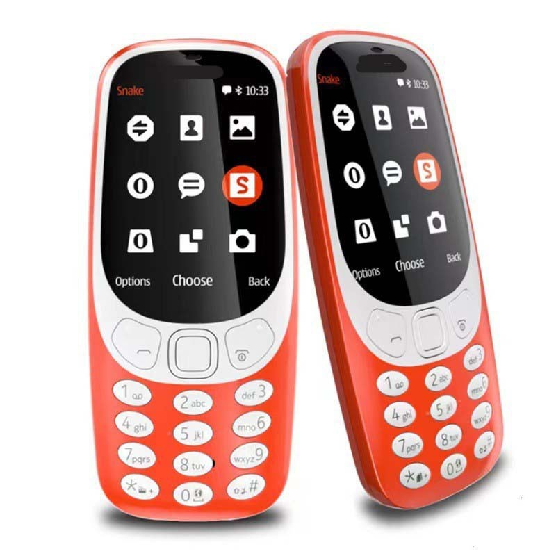 适用跨境3310 2.4gsm2G非智能直板按键老人功能手机双卡