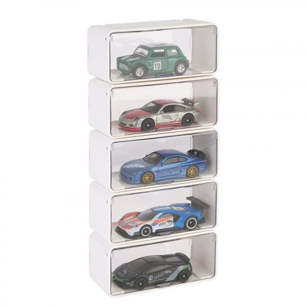 ❃❁1:64 white edge splicable acrylic display box (5 pieces)