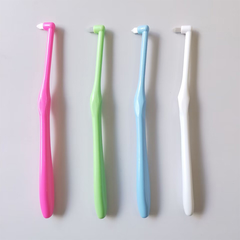 Solo paquete cepillo sabiduría diente interdental cepillo pequeño cepillo interdental cabeza adultos niños universal cabeza pequeña mascota gato perro cepillo de dientes
