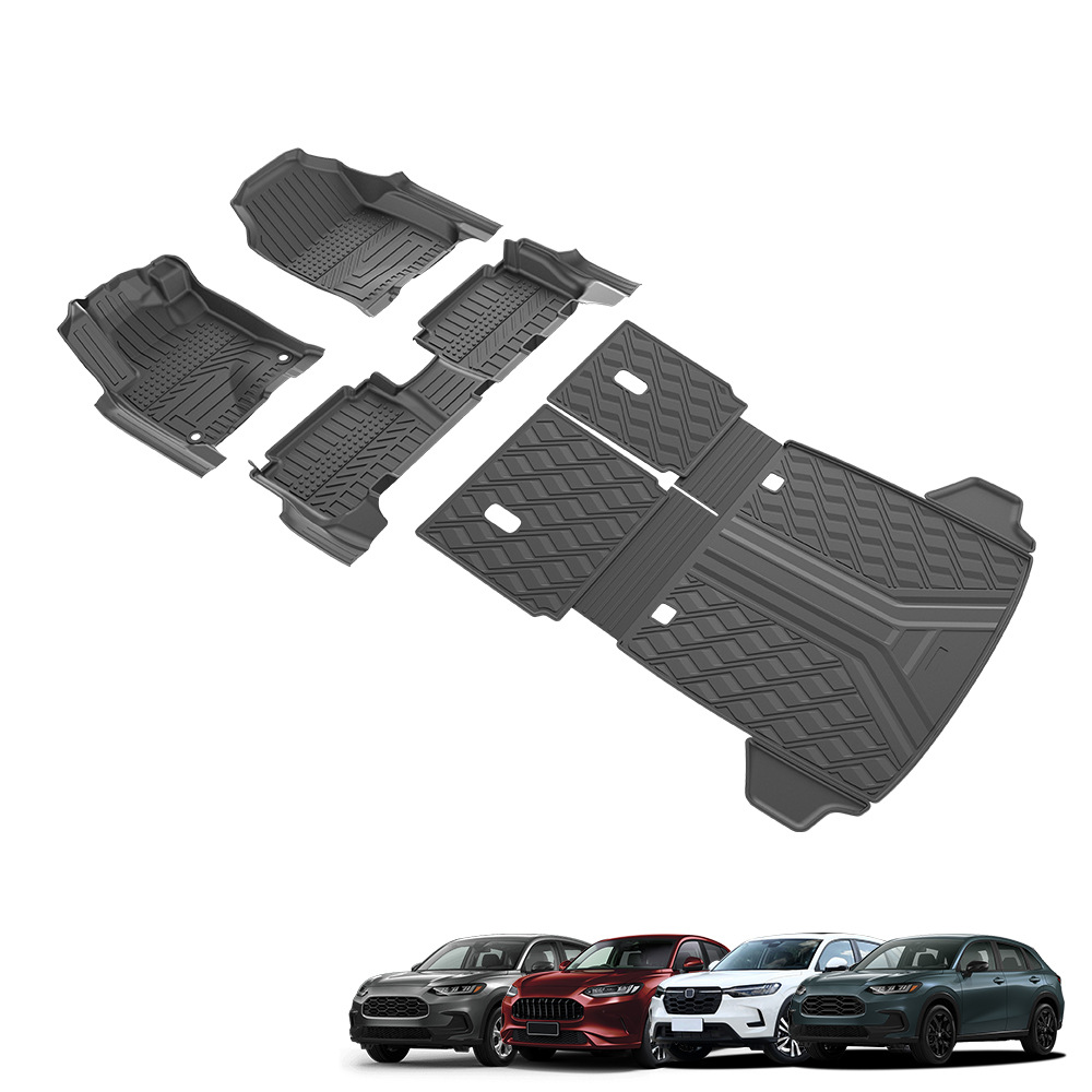 TXR Adecuado para Honda Alfombrilla impermeable Honda Hrv Zrv Floor Mats Alfombrilla especial Tpe para pies