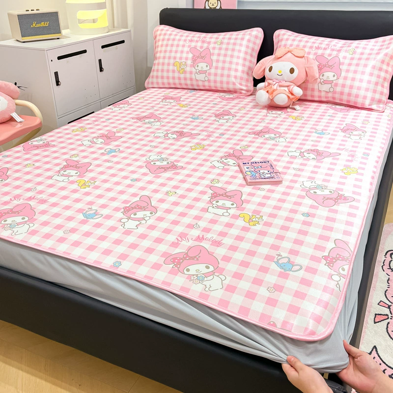 Sanrio, шелковистый мат, летний комплект, детский лист, набор из 3 шт.
