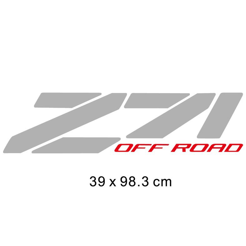 Comercio electrónico transfronterizo 4x4 pegatinas de coche todoterreno pegatinas de cola de coche modificadas FX4 calcomanías decorativas impresión en color de camión talla