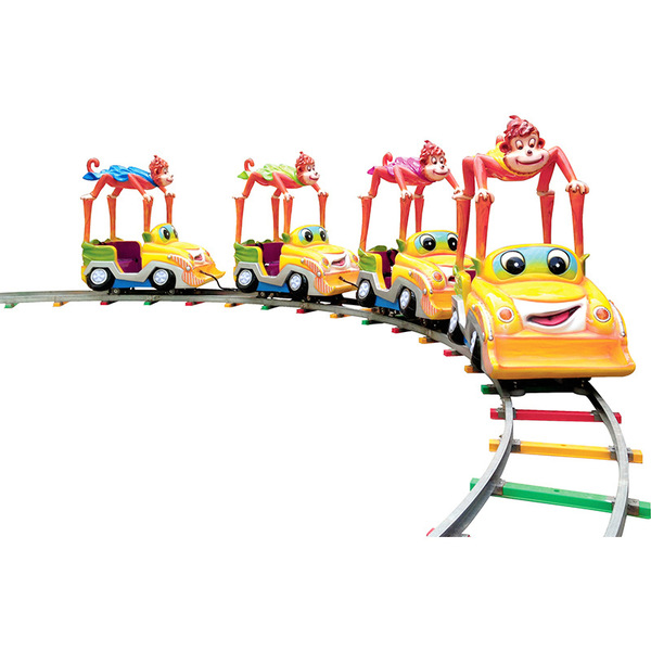 Electric train railed