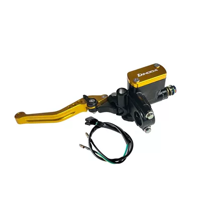 Other brake systems — modified hydraulic brake master cylinder - black-pump-gold-left