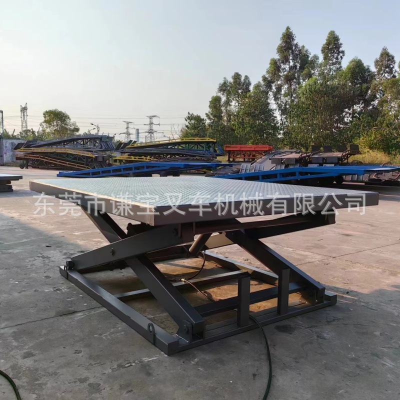 Plataforma elevadora hidráulica eléctrica, plataforma elevadora fija, elevador de tijera, plataforma elevadora hidráulica para carga y descarga en fábrica y almacén