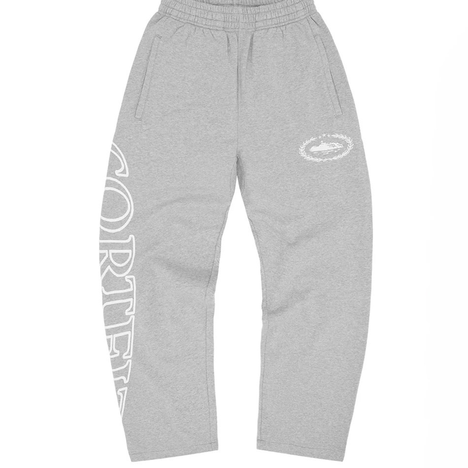 Corteiz Alcatraz nueva con cremallera hoodie suelta alta calle de moda americana conjunto de pantalones de impresión transfronterizos