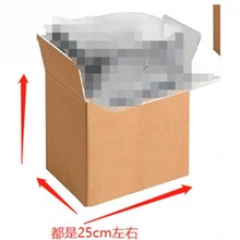 低价现货微瑕处理加厚牛皮纸铝箔保温运输纸箱冷藏泡沫厂家直供