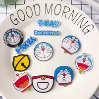 Doraemon патч diy значок сумка женский клин кот милый костюм аксессуары булавка акриловый брошь