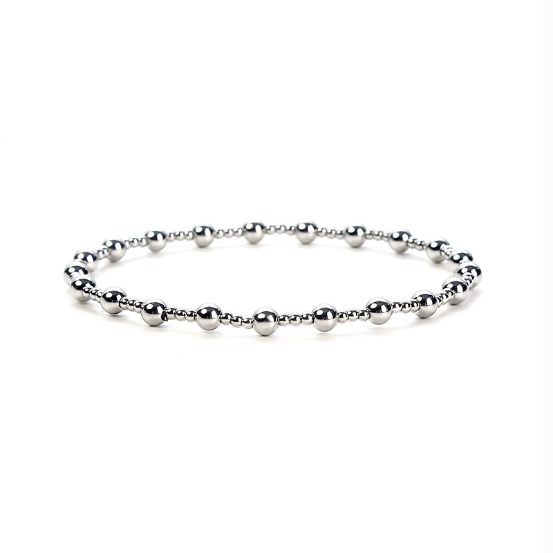Women'S Gender Basic Geometric Stainless Steel Plating Bracelets 1 Piece