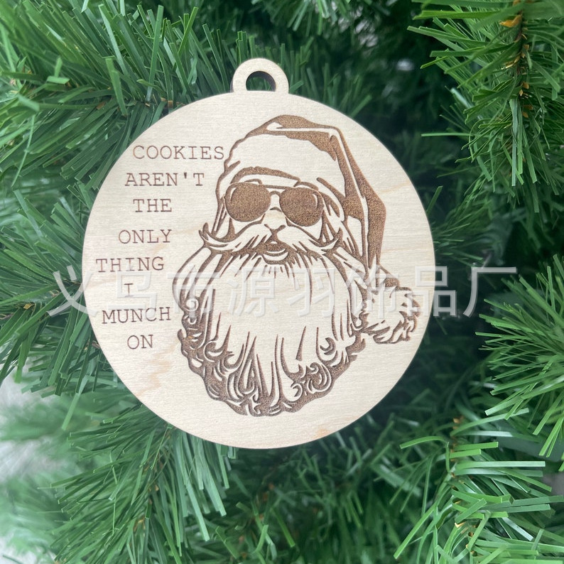 Colgante de árbol de Navidad Merry Mommy y Daddy explosivo transfronterizo para futuros padres
