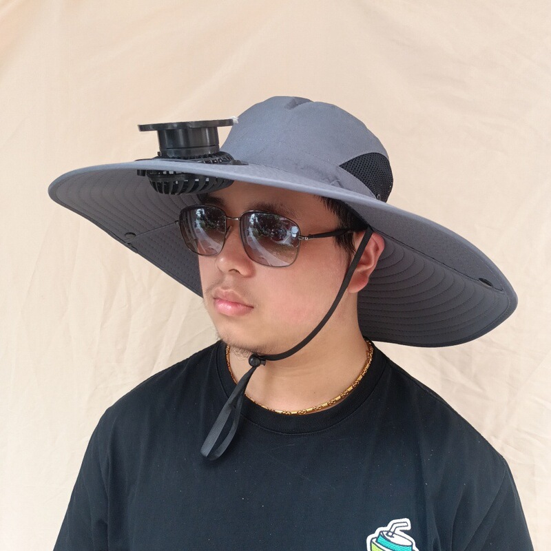 夏ソーラーファンキャップ屋外登山 + USB 充電サンシェード帽子大人の釣り帽子ファン付き日焼け止め帽子|undefined