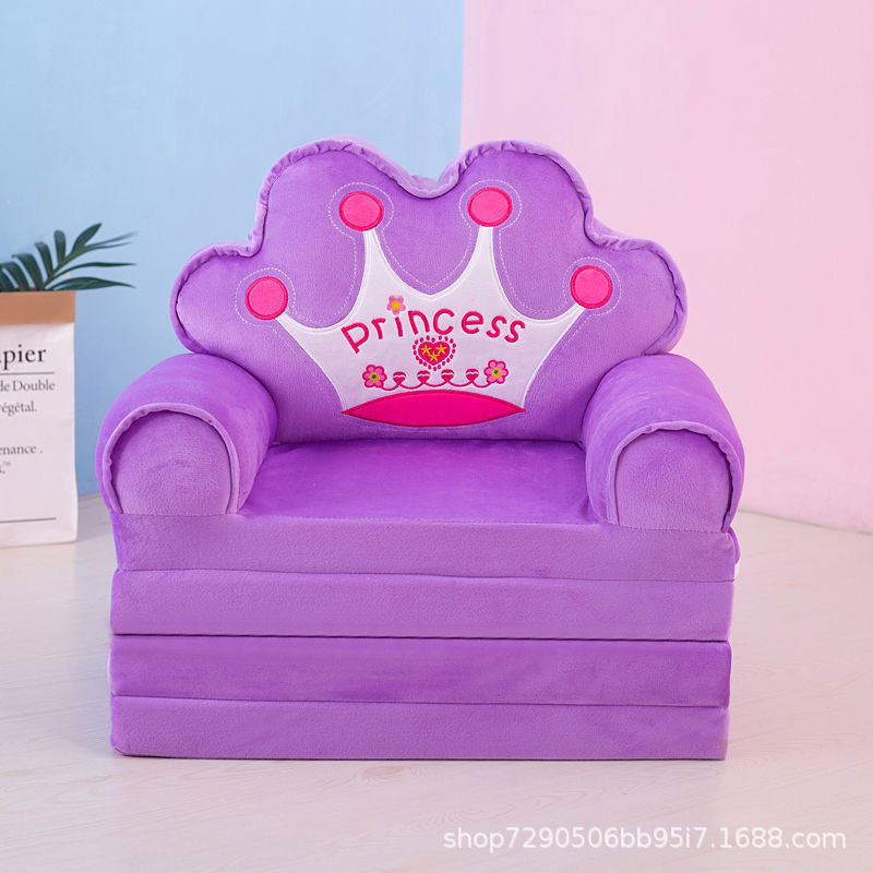 Sofá plegable para niños nuevo al por mayor creativo jardín de infantes bebé asiento plegable regalo de estudio siesta sofá cama