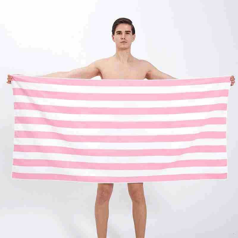 2021 Nueva Toalla de baño de terciopelo de doble cara de microfibra de secado rápido de color europeo y americano de Oriente Medio natación Toalla de playa para adultos