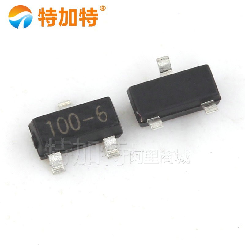 MCR100-6 印记100-6 单向微触发可控硅 SOT-23（10只）