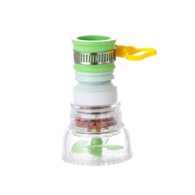 Grifo, cabezal a prueba de salpicaduras, filtro de purificación de agua de cocina, giratorio retráctil, con piedra médica, artefacto de ducha de ahorro de agua al por mayor