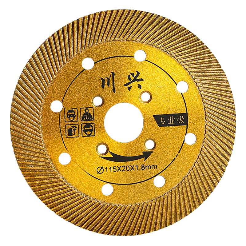 Pieza de corte de piedra Pared de granito ladrillo cemento de hormigón pared abierta ranura amoladora angular especial corte en seco hoja de sierra de diamante