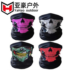 Bandana headgear, magic riding mask, warm waistband, Halloween props, ever-changing skull outdoor mask