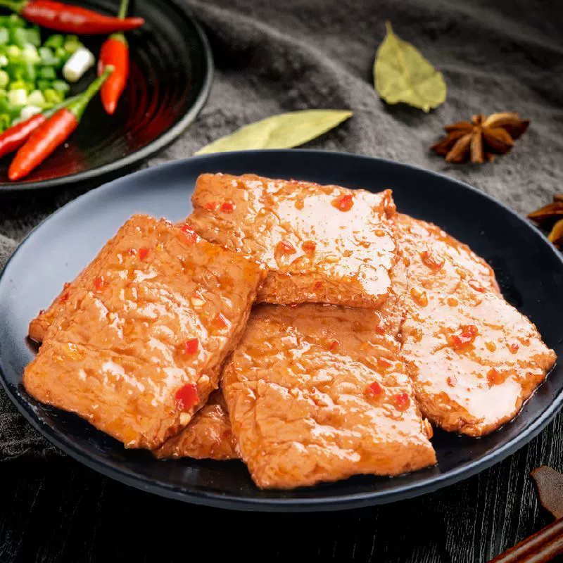 Вяленые растительные стейки, растительное мясо и сухие бобы, закуски, закуски, закуски для утоления голода, острые закуски, закуски, крупные порции