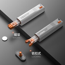 衣橱柜门缓冲闭门器机械锁扣免拉手反弹器按压推弹器卡扣式反弹器