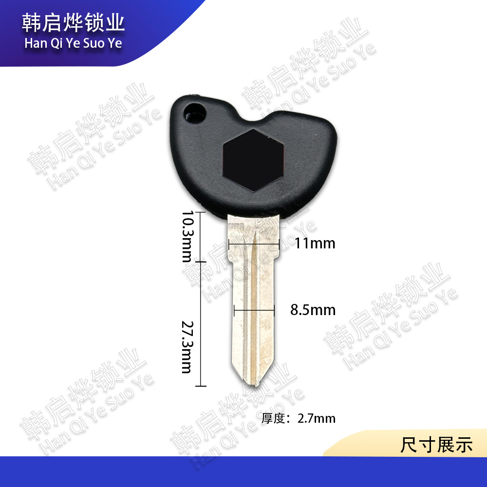Suitable for Aprilia Srmax250 Srmax300 Rs660 Key Blank, Can Be Equipped with Chip, Modified Key