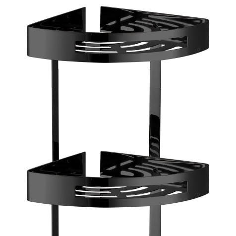 Estante de Baño de Acero Inoxidable, Estante Esquinero Triangular para Baño, Estante de Acero para Lavabo de Una o Dos Capas