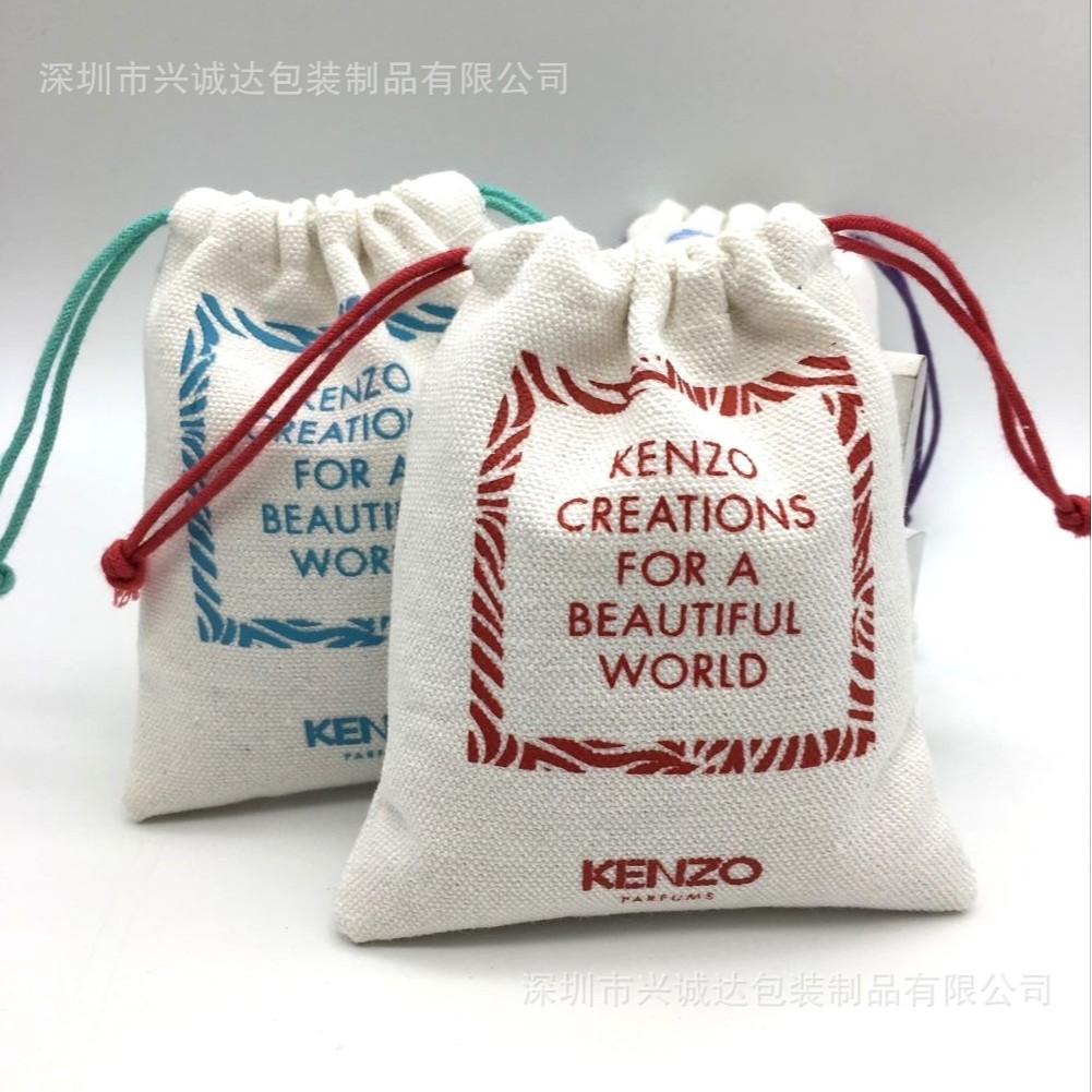 兴诚达专业供应结实耐用麻布抽绳袋环保束口抽绳袋柔软亲肤绒布袋