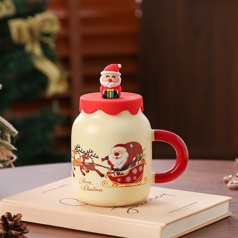 크리스마스 A형 싱글컵(간단한 장식)