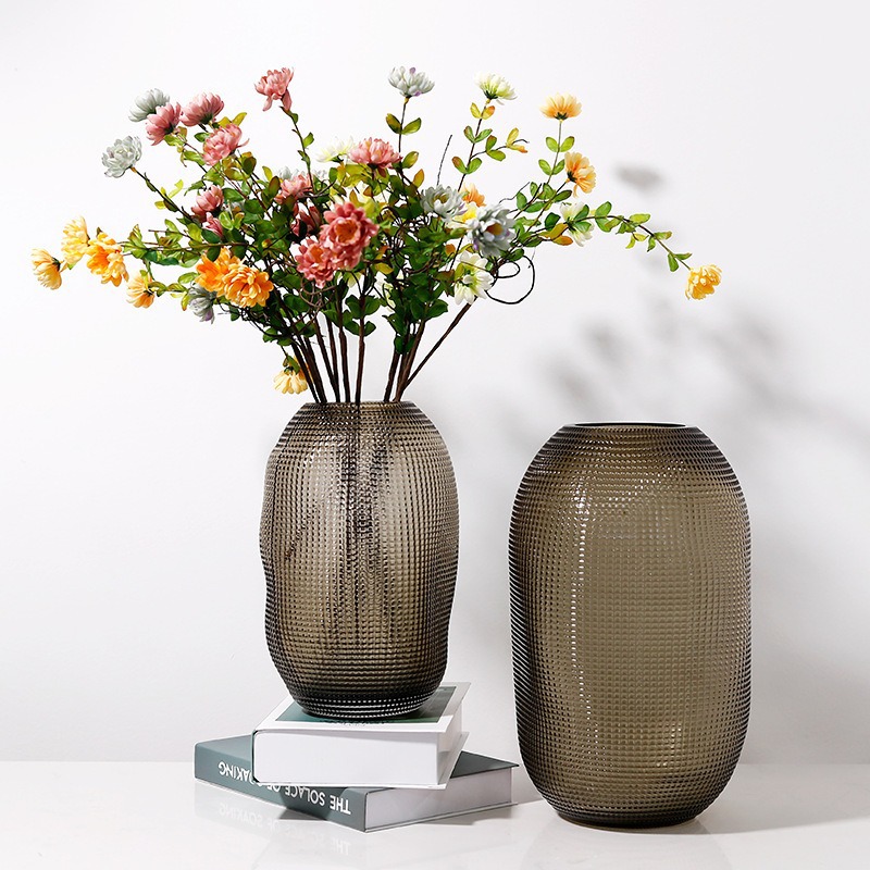Creative polka-dot art glass vase ornaments for living room large…