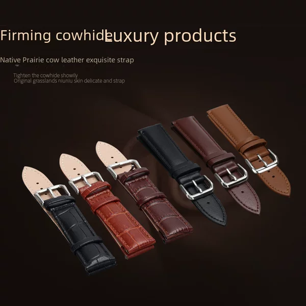 New couple watch with men and women real cow leather strap creative watch accessories multi-color optional spot wholesale