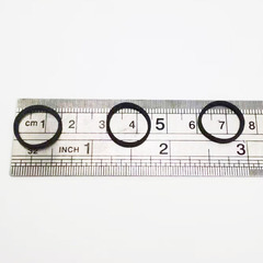 Factory direct supply round diameter 1.5CM06*1.4 black rubber band rubber ring rubber band hair wholesale