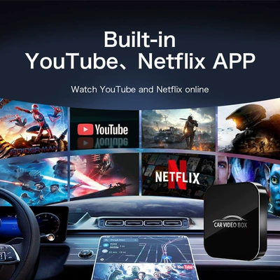 Simsiz CarPlay və Android Auto Three-In-One Apple Car to