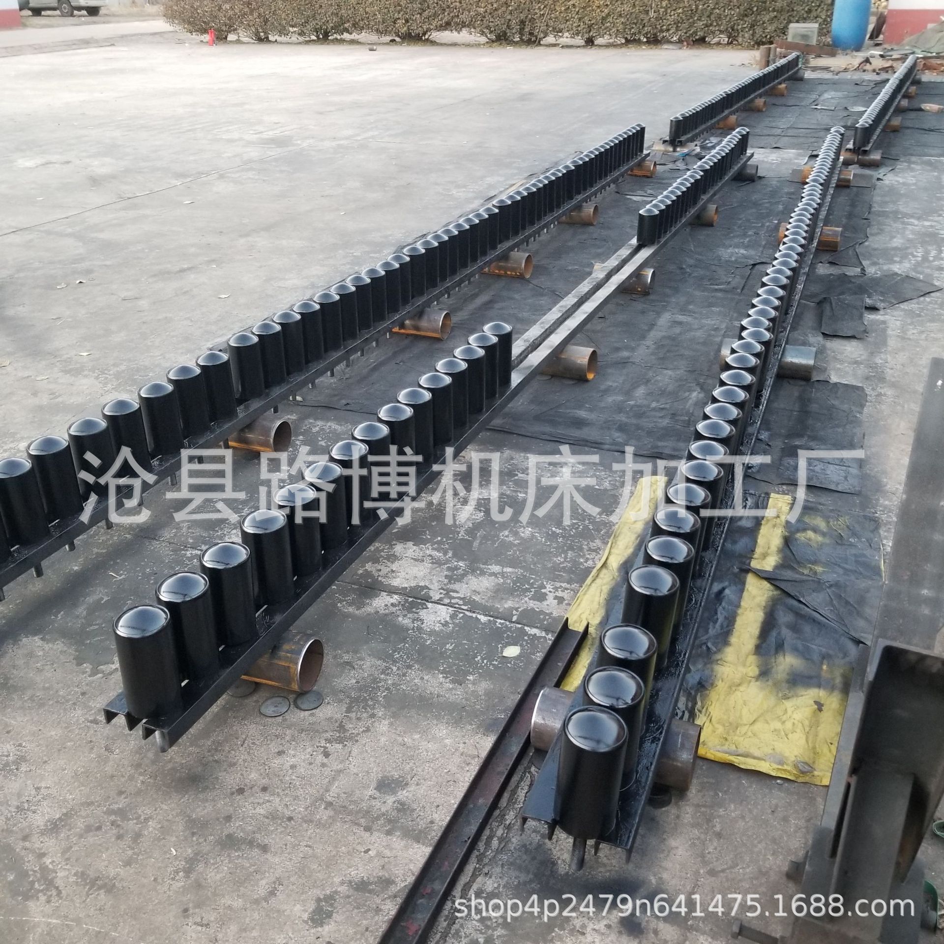 托辊厂家立辊供应 防跑偏边辊 螺纹立辊 非标挡辊 制造各种立棍-阿里巴巴