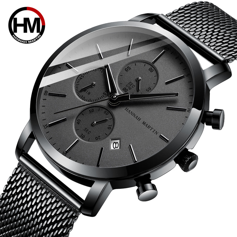 Hannah Martin/Hannah Martin Cross-border Men's Watch Calendar Student Waterproof Fashion Watch