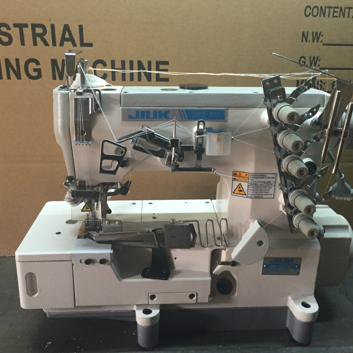 Venta al por mayor 500-2 manta de franela Hemming camisola Cabeza Cuadrada Rolling collar Hemming máquina de coser industrial